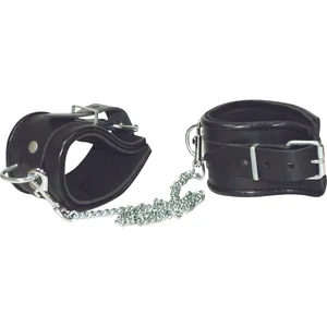 Cătușe Picioare Leather Cuffs Negru Cătușe Picioare Leather Cuffs Negru pe Denysa.ro