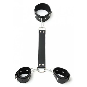 Catuse Bondage Reglabile Piele Negru