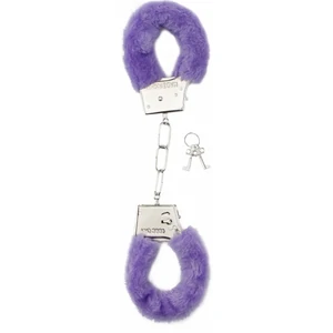 Cătușe Shots Toys Furry Handcuffs Mov pe Denysa.ro