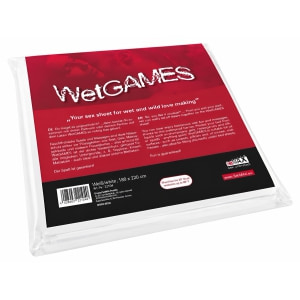 Cearsaf Vinyl Wetgames Alb 220x180 Cm