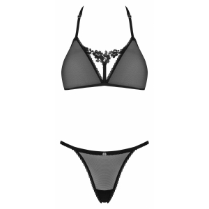 Set Obsessive Celia Noir 2 Piese Negru XS-S