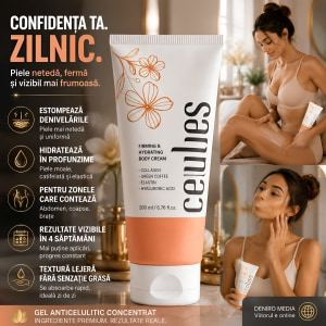 Celluless Gel Anticelulitic Piele Netedă și Fermă 60ml
