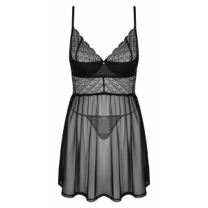 Babydoll Obsessive Chemeris Negru XL-2XL