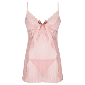 Chemise Cu Halat LivCo Myardis Roz Chemise Cu Halat LivCo Myardis Roz pe Denysa.ro