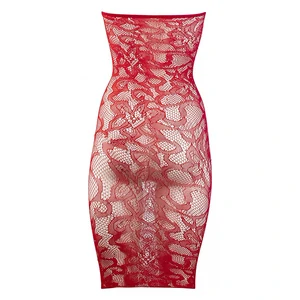 Chemise Le Desir Star Rhinestone Roșu XL-2XL
