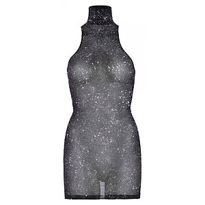 Chemise Leg Avenue Angelica Argintiu pe Denysa.ro