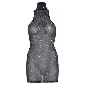 Chemise Leg Avenue Angelica Argintiu pe Denysa.ro