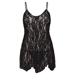 Chemise Leg Avenue Rose Lace Flair Negru pe Denysa.ro