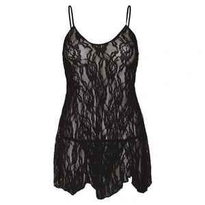 Chemise Leg Avenue Rose Lace Flair Negru Chemise Leg Avenue Rose Lace Flair Negru pe Denysa.ro
