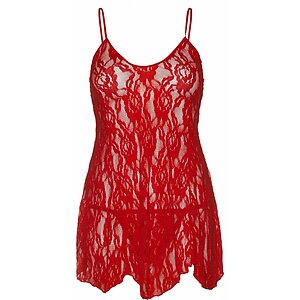 Chemise Leg Avenue Rose Lace Flair Roșu pe Denysa.ro