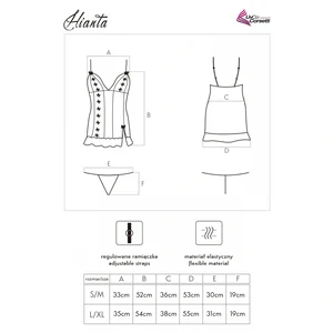 Chemise LivCo Hianta Negru S-M