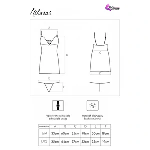 Chemise LivCo Nikaras Negru S-M