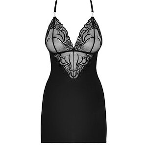 Chemise Obsessive 828-CHE Negru L-XL