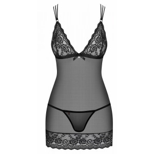 Chemise Obsessive 854-CHE Negru pe Denysa.ro