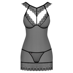 Chemise Obsessive 857-CHE Negru pe Denysa.ro