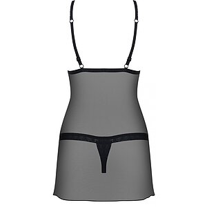 Chemise Obsessive 865-CHE Negru L-XL