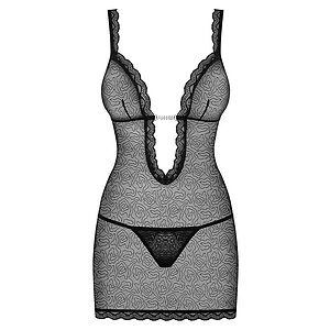 Chemise Obsessive 877-CHE Negru pe Denysa.ro