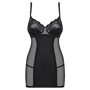 Chemise Obsessive Amallie Negru 2XL