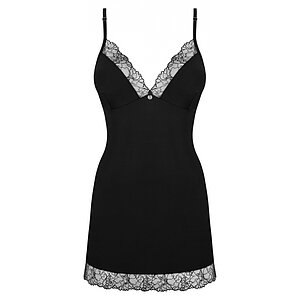 Chemise Obsessive Bella Rou Negru XS-S