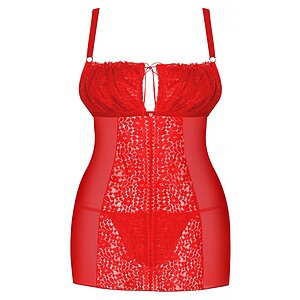 Chemise Obsessive Blossmina Roșu pe Denysa.ro