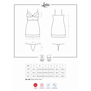 Chemise Obsessive Lovica Roșu S-M