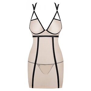 Chemise Obsessive Nudelia Noir Bej pe Denysa.ro