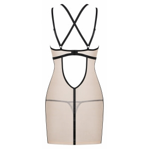 Chemise Obsessive Nudelia Noir Bej S-M