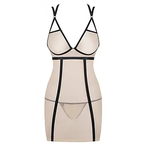 Chemise Obsessive Nudelia Noir Bej S-M