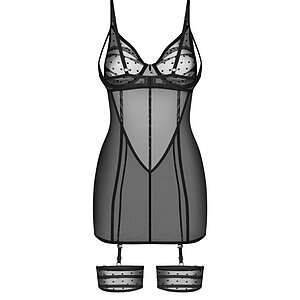 Chemise Obsessive Nuites Negru S-M