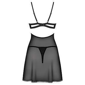 Chemise Obsessive Nutris Negru XS-S