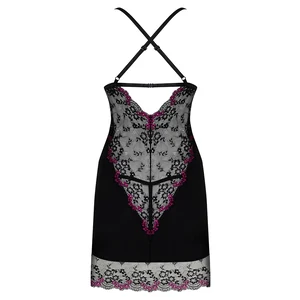 Chemise Obsessive Vanessme Negru S-M