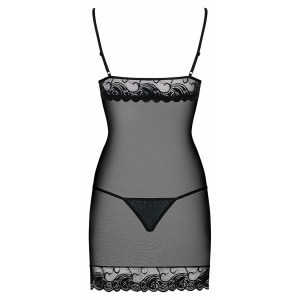 Chemise Obsessive Wonderia Negru S-M