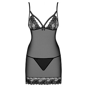 Chemise Obsessive Wonderia Negru S-M