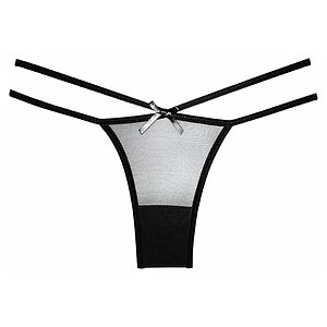 Chilot Allure Naughty Vanilla Panty Negru pe Denysa.ro