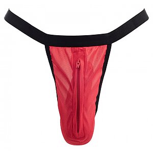 Chilot Amorable Lucas With Zipper Roșu pe Denysa.ro