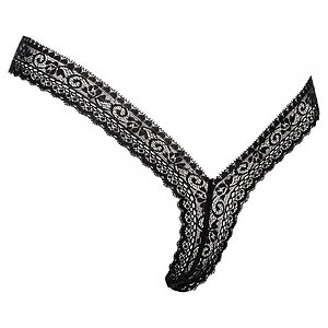 Chilot Amorable Mini Slip Negru pe Denysa.ro