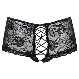 Chilot Amorable Open Back Charlotte Negru