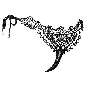 Chilot Amorable Slip Negru pe Denysa.ro