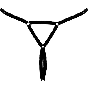 Chilot Cottelli Collection Senzualitate Decupată Negru S-L