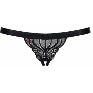 Chilot Decupat Obsessive 828-THC Negru pe Denysa.ro