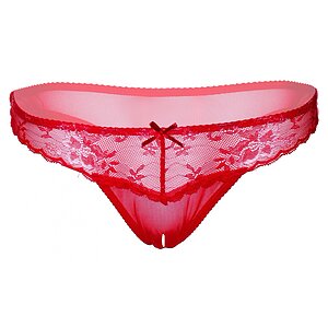 Chilot Decupat Floral Lace Scarlet Rosu XL-2XL