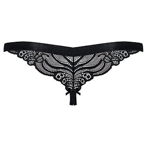 Chilot Decupat Obsessive 828-THC Negru S-M