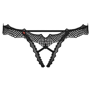 Chilot Decupat Obsessive Bravele Negru L-XL