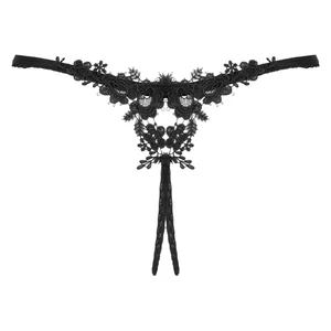 Chilot Decupat Obsessive Celia Noir Negru XL-2XL
