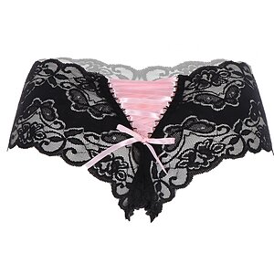 Chilot Leg Avenue Lace Short Negru S-M
