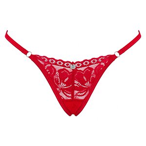 Chilot Obsessive Lacelove Thong Rosu XS-S