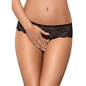 Chilot Obsessive Merossa Crotchless Negru 2XL