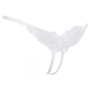 Chilot Open Butterfly Amorable Alb pe Denysa.ro