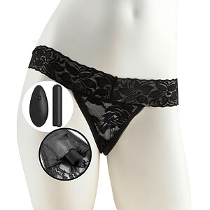 Chilotei Vibratori Chiloti Vibratori Fetish Fantasy Series Negru XS-L
