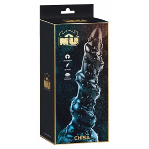 Chisa Octopus Bugbear 23.5 cm Dildo cu Texturi Monstruoase Negru